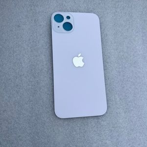 Apple Replacement BIG HOLE  Purple Back Glass For iPhone 14 Plus